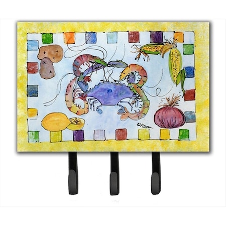 Carolines Treasures 6 x 9 In. Crab Leash or Key Holder 8068TH68